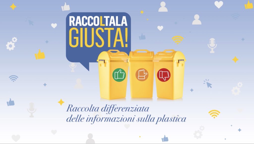 Raccoltala Giusta, la raccolta differenziata delle informazioni sulla plastica n.0